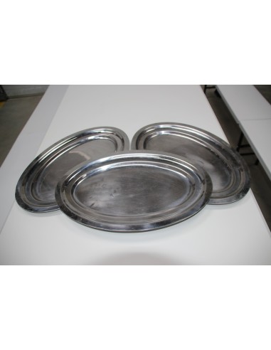 Plat long inox ovale