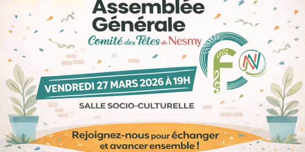 Assemblée Générale du Comité des Fêtes de Nesmy
