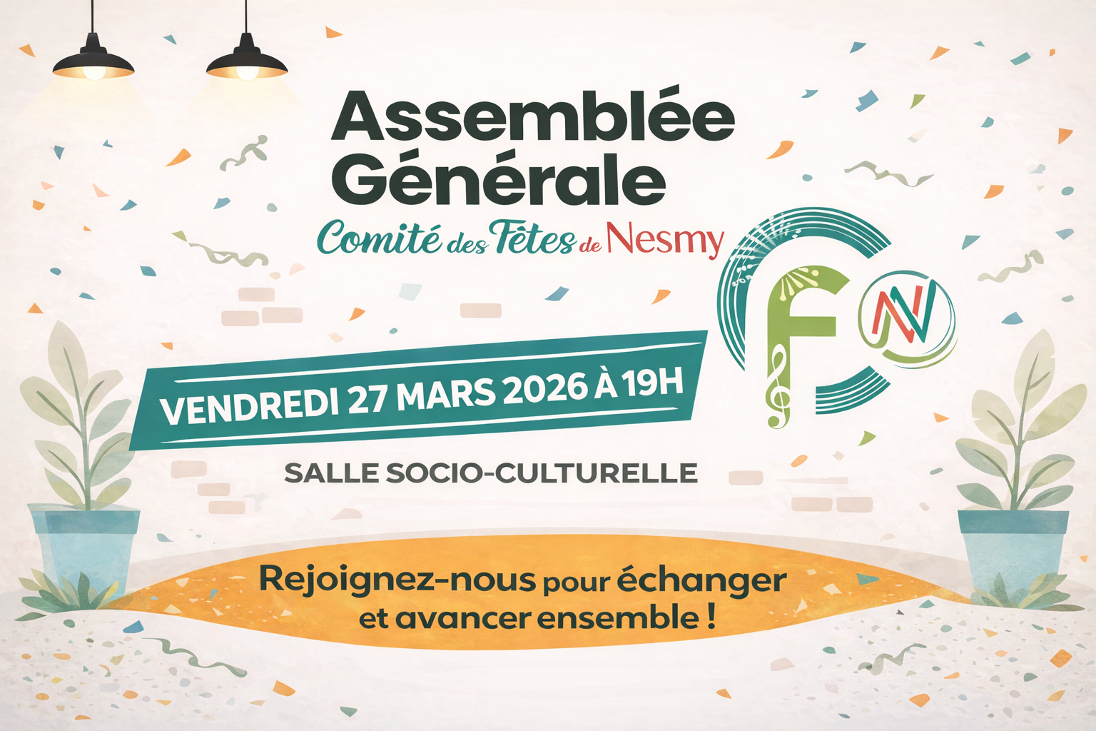 Assemblée Générale du Comité des Fêtes de Nesmy