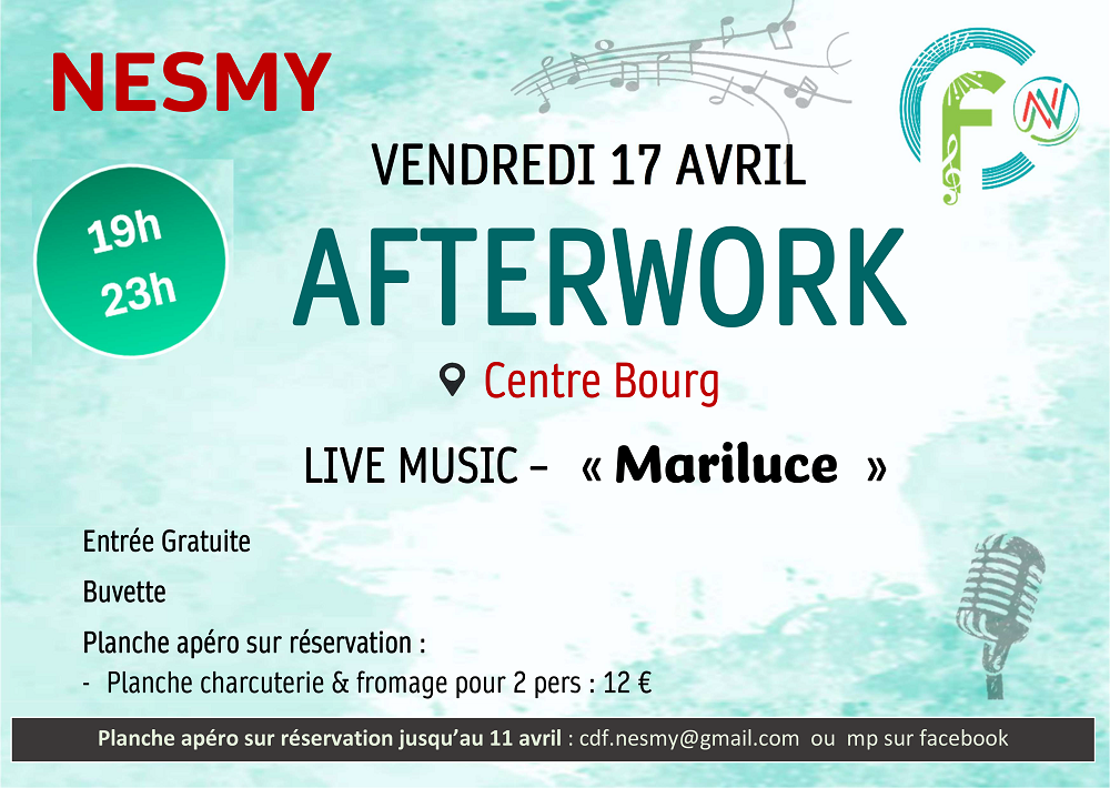 AFTERWORK 17 avril 2026